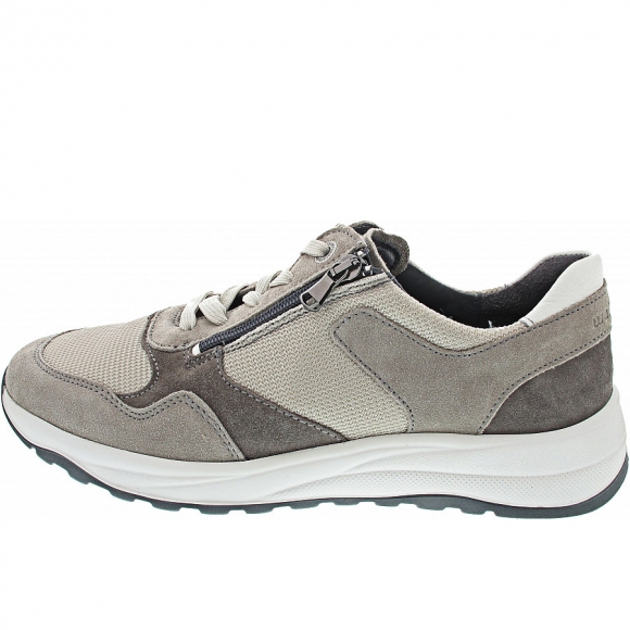 Waldläufer K-John sportlicher Schnürer in grey mouse offwhite
