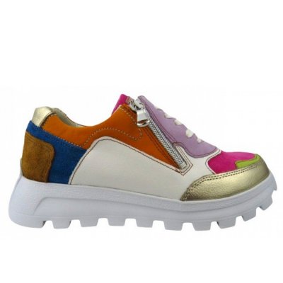 Waldläufer H-Ajala Sneaker low in GOLD LIME ORCHID