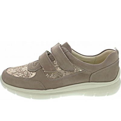 Waldläufer H-Leonie Klettschuh in beige lightgold
