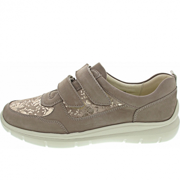 Waldläufer H-Leonie Klettschuh in beige lightgold