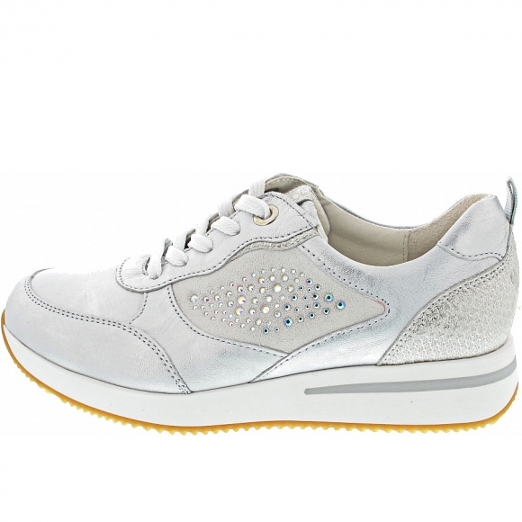 Waldläufer H-Agnes Sneaker in silber latte