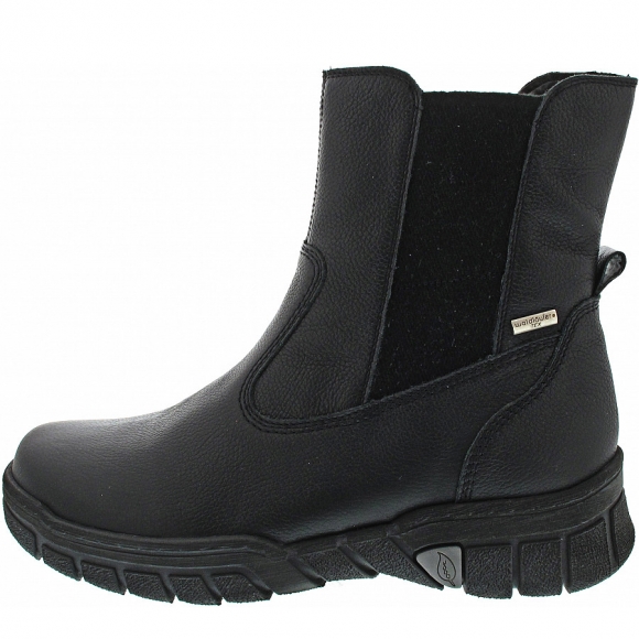Waldläufer Stiefelette in schwarz