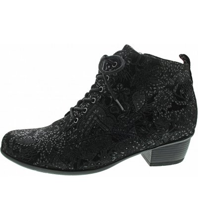 Waldläufer Haifi Schnürstiefel in schwarz