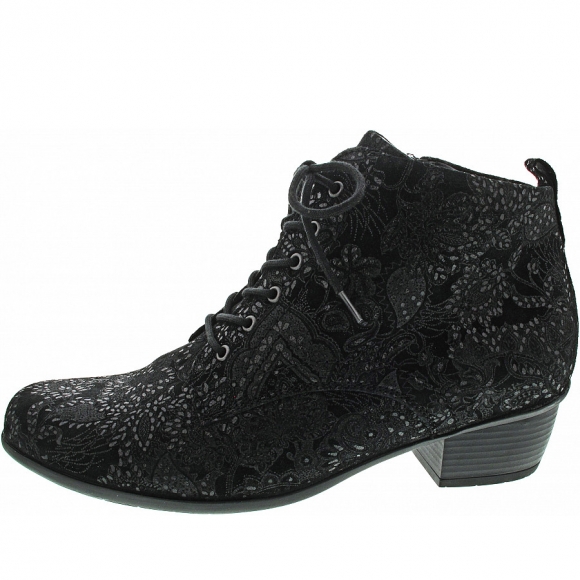 Waldläufer Haifi Schnürstiefel in schwarz