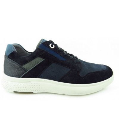 Waldläufer Heiko deepblue marine sportlicher Schnürer in DEEPBLUE MARINE