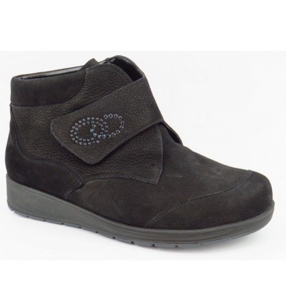 Waldläufer Mimi Bear Klettstiefel in SCHWARZ