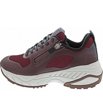 Waldläufer H-Pepper Sneaker in asfalto bordo grau