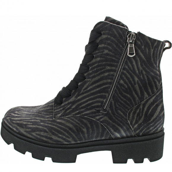 Waldläufer K-Dani Schnürstiefelette in carbon