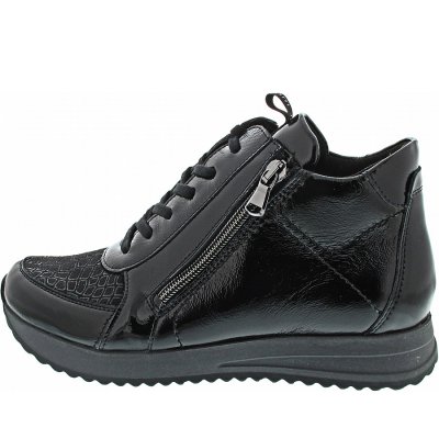 Waldläufer H-Vicky Schnürstiefelette in schwarz
