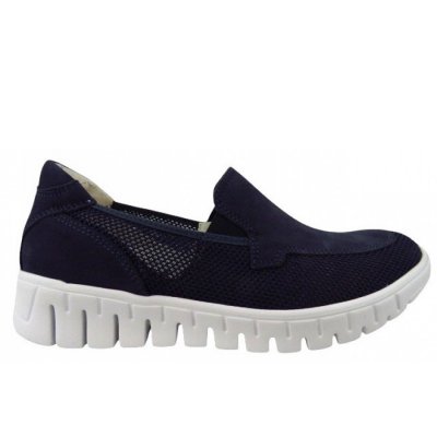 Waldläufer H-Birdy SCORPIO DENVER Slipper in MARINE BLUE