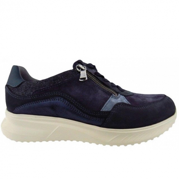 Waldläufer K-Janka notte sportlicher Schnürer in NOTTE JEANS