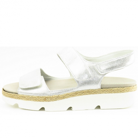 Waldläufer H-Sissy Bufa silber Sling Sandalette in SILBER