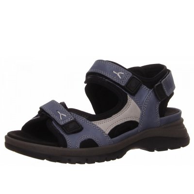 Waldläufer Sandalette in blau kombi.