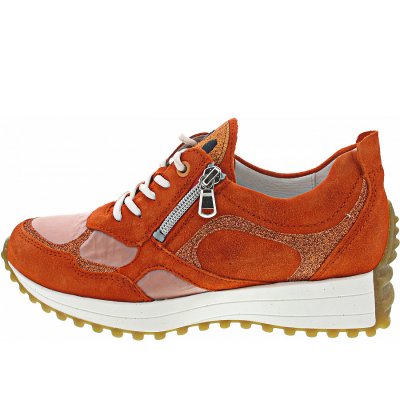 Waldläufer H-Pinky Schnürer in orange copper aprico
