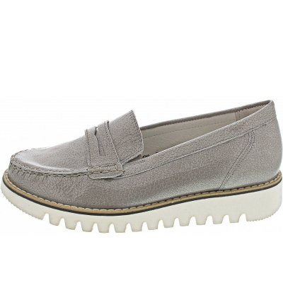 Waldläufer Habea Mokassin in taupe