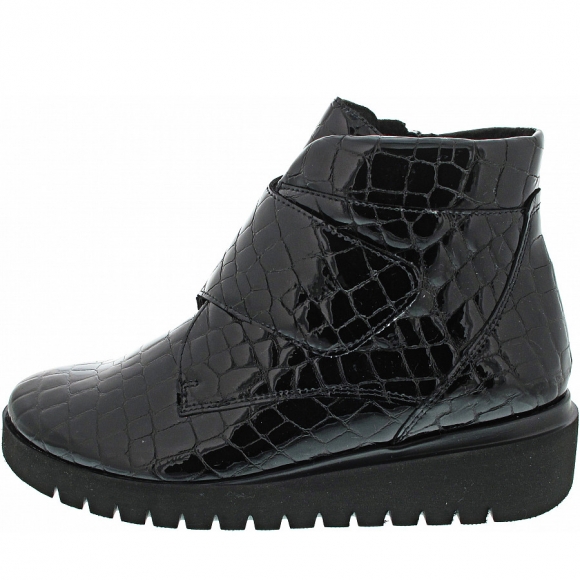 Waldläufer H-Florenz Klettstiefel in schwarz