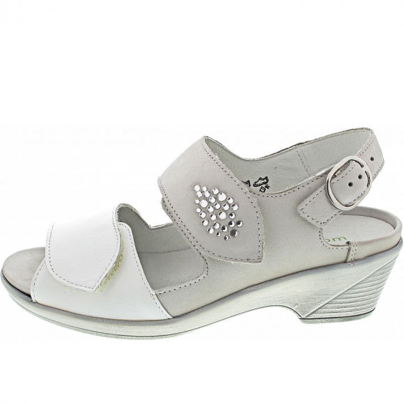 Waldläufer Kirbie Sandalette in weiss cement