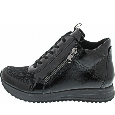 Waldläufer H-Vicky Schnürstiefelette in schwarz