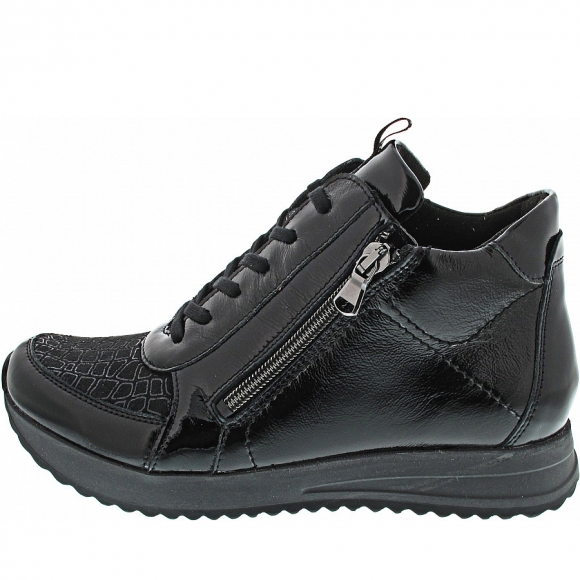 Waldläufer H-Vicky Schnürstiefelette in schwarz