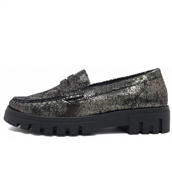 Waldläufer H-Serena Slipper in 011 Shine Anthrazit