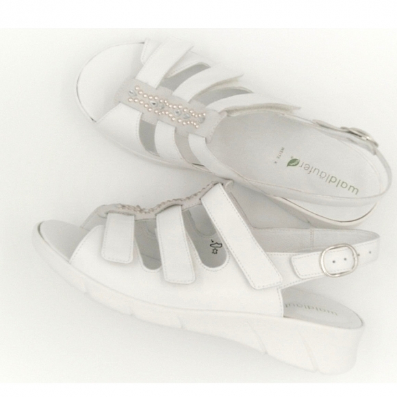 Waldläufer K-Kira weiss K Sling Sandalette in WEISS CEMENT