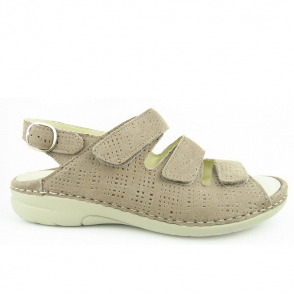 Waldläufer Gunna KARIN Sandale in BEIGE
