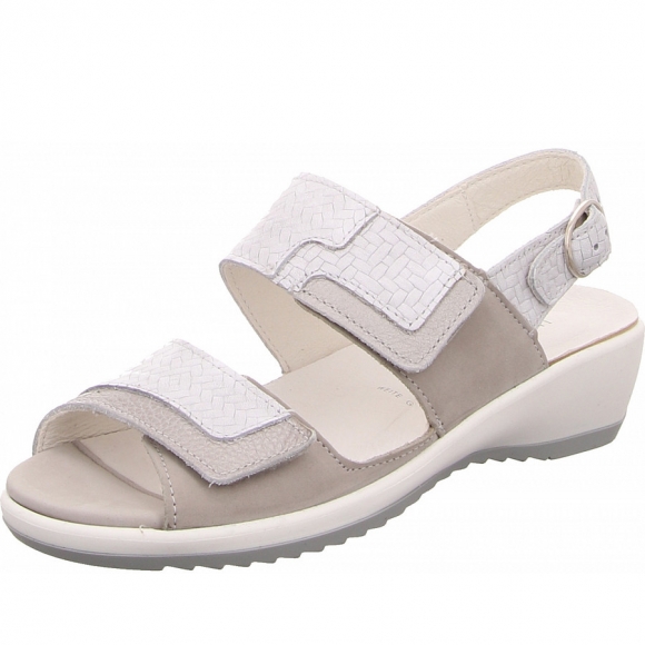 Waldläufer ginger Sandalette in hellgrau