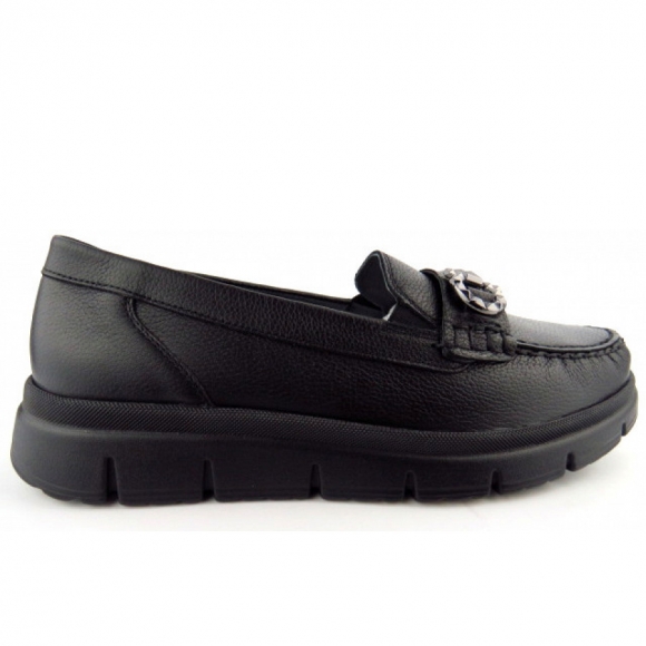 Waldläufer H-Pina Slipper in 001 SCHWARZ