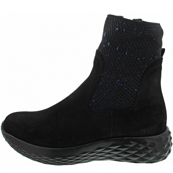 Waldläufer H-Franzi Stiefelette in schwarz blue