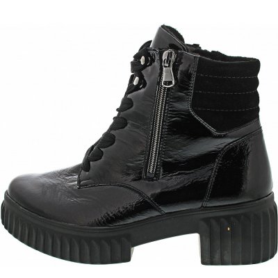 Waldläufer H-Nala Schnürstiefelette in schwarz
