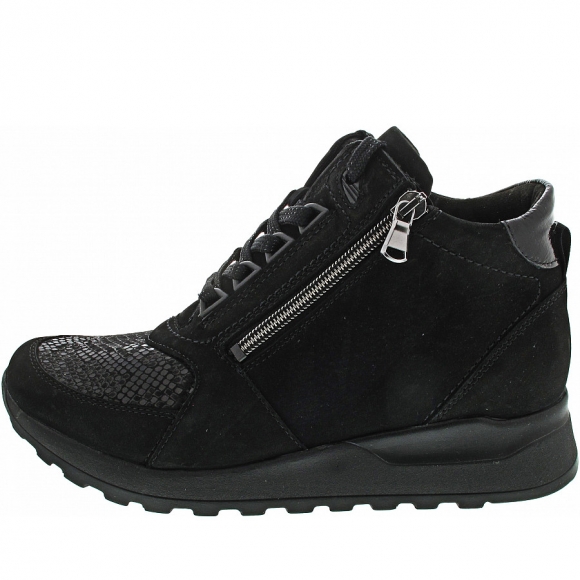 Waldläufer Hiroko Schnürstiefel in schwarz