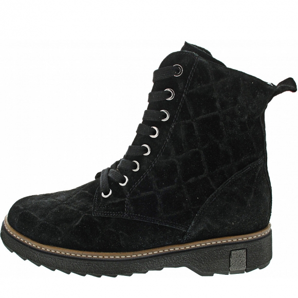 Waldläufer Kitomi Schnürstiefelette in schwarz
