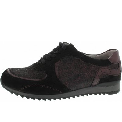 Waldläufer Hurly Schnürschuhe in schwarz brunello