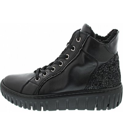 Waldläufer H-Livia Schnürstiefel in schwarz