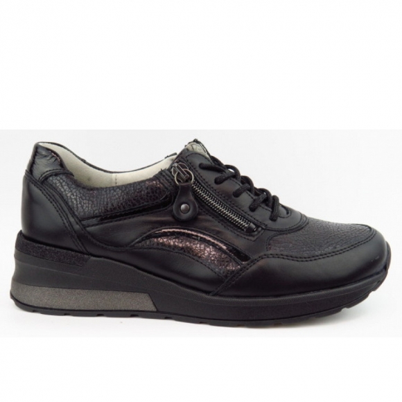 Waldläufer H-Clara Sneaker in SCHWARZ ASPHALT
