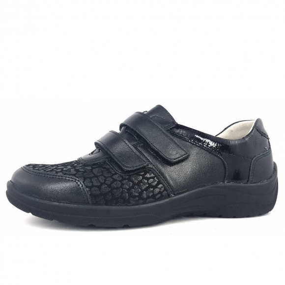 Waldläufer Hesna Klettschuh in 001 Schwarz