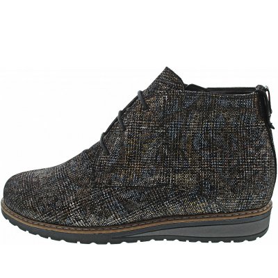 Waldläufer Havida Schnürstiefelette in schwarz