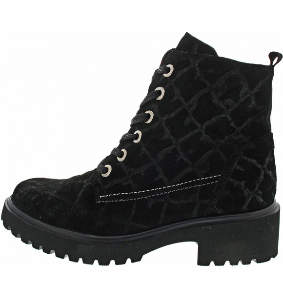 Waldläufer H-Luise Schnürstiefelette in schwarz