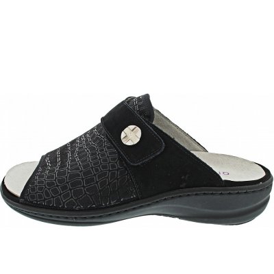 Waldläufer Heria Pantolette in schwarz
