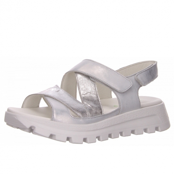 Waldläufer h-nele Sandalette in silber, platin