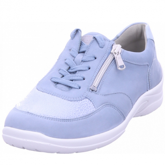 Waldläufer Halbschuh in blau