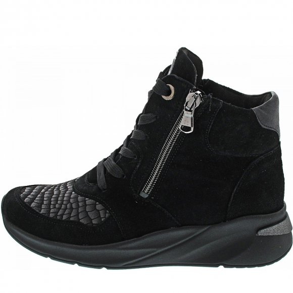 Waldläufer H-Dilara Schnürstiefel in schwarz