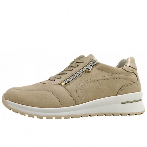 Waldläufer H-Inessa sportlicher Schnürer in desert lightgold