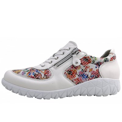 Waldläufer Havy Soft Sneaker low in snow weiss/multi 275