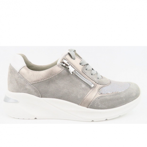 Waldläufer H-Dilara Sneaker in GREY STEIN WEISS