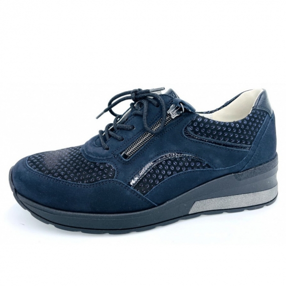 Waldläufer denver komma taipei Schnürschuhe in blau