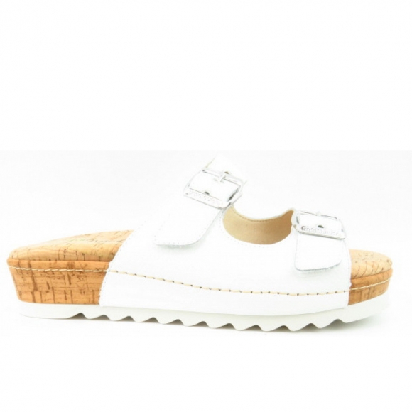 Waldläufer H-Amelie TAIPEI Pantolette in WEISS