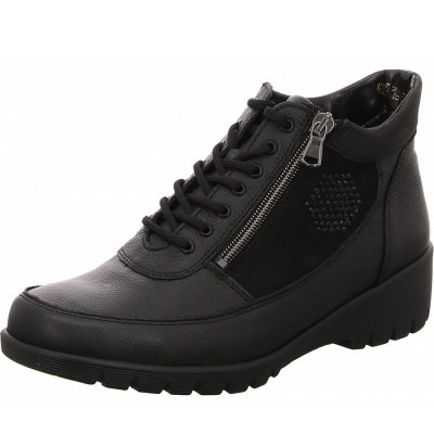 Waldläufer kamela Stiefelette in schwarz Waldläufer kamela Stiefelette in schwarz
