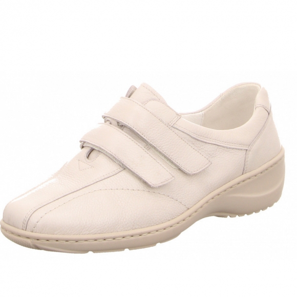Waldläufer Kletthalbschuh in white