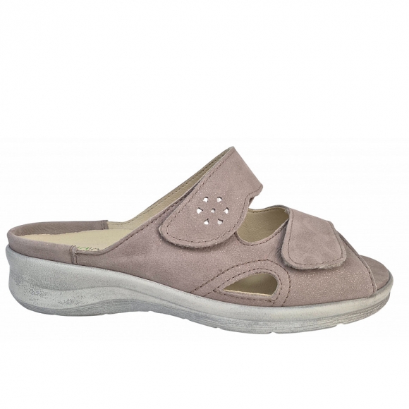 Waldläufer Merle petra silber Pantolette in PIETRA SILBER